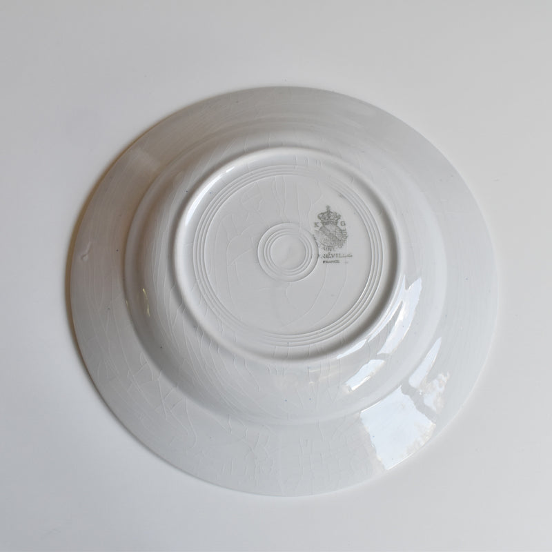 ヴィンテージ深皿 K&Gリュネヴィル Vert & Rouge C