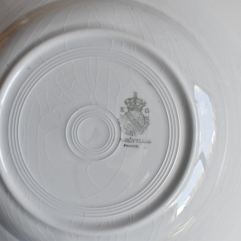 ヴィンテージ深皿 K&Gリュネヴィル Vert & Rouge C