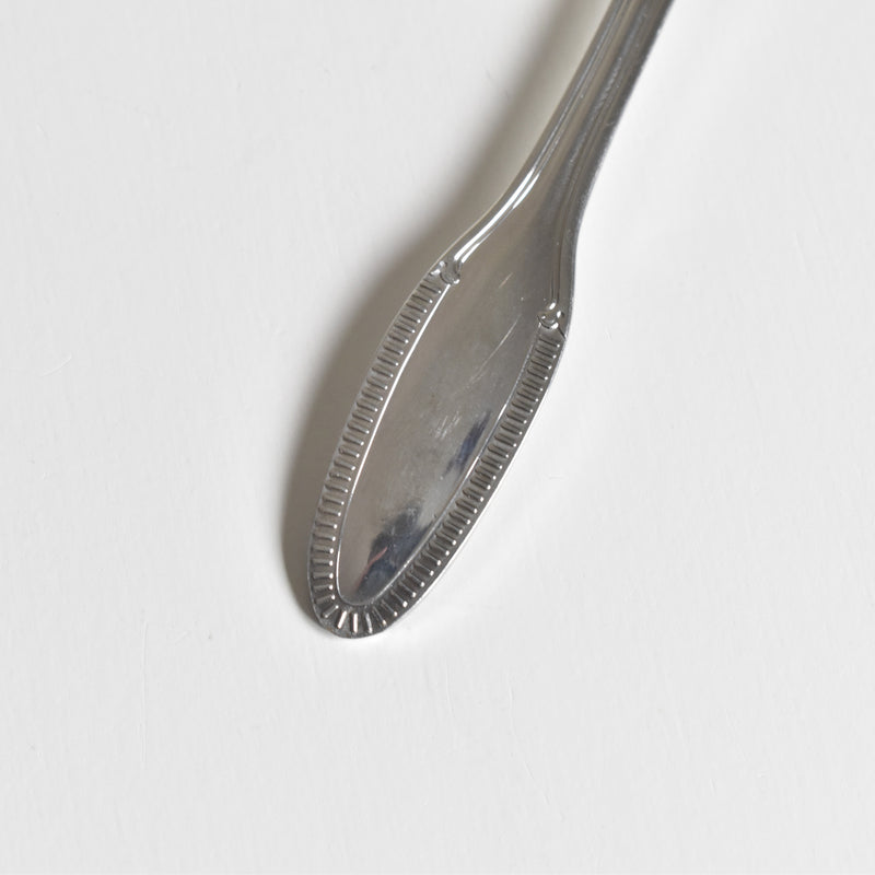 ヴィンテージ ステンレス アイスクリームクープとスプーン