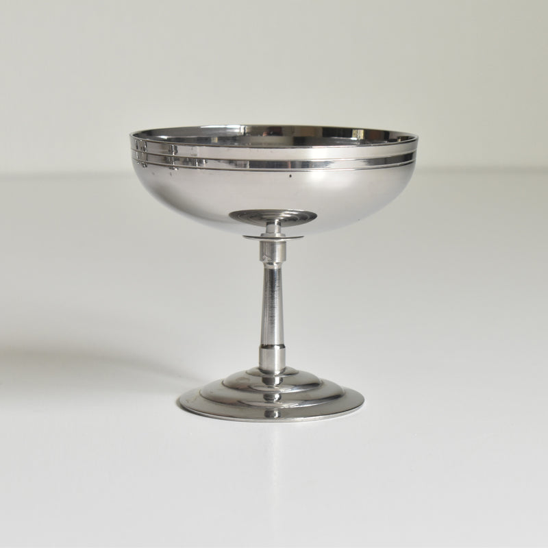 Vintage Stainless Steel Ice Cream Coupe Letang Remy