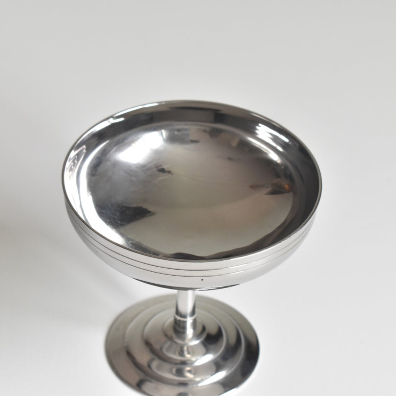Vintage Stainless Steel Ice Cream Coupe Letang Remy