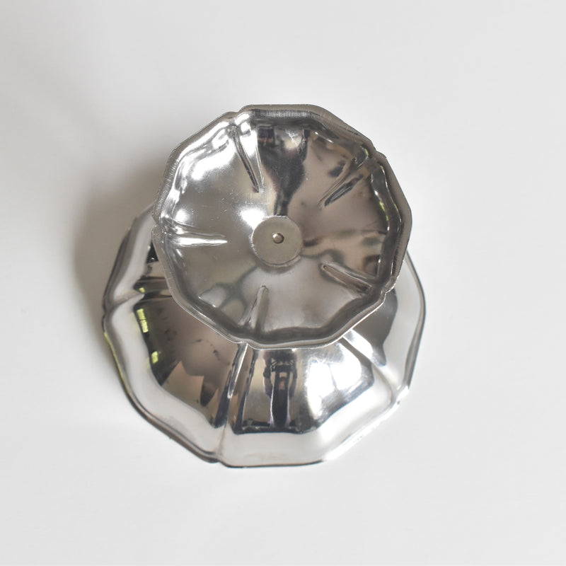 ヴィンテージ ステンレス アイスクリームクープ 直径9cm