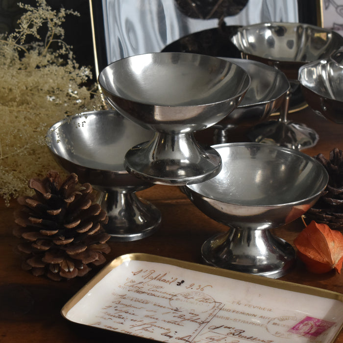 ヴィンテージ ステンレス アイスクリームクープ ステンレス simple