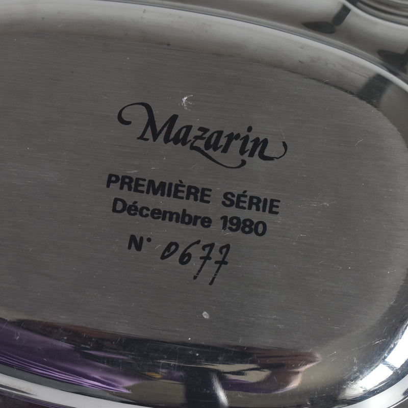 Vintage Stainless Steel Serving Dish - JEAN COUZON MAZARIN