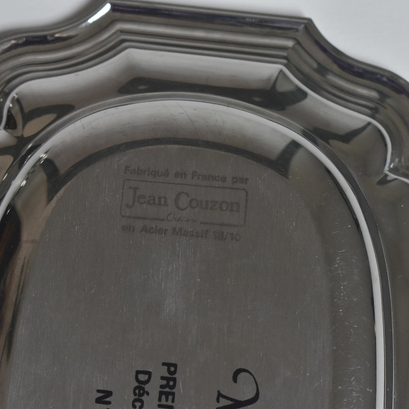 Vintage Stainless Steel Serving Dish - JEAN COUZON MAZARIN
