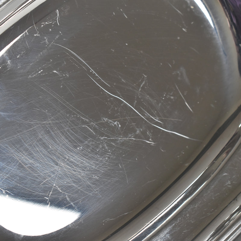 Vintage Stainless Steel Serving Dish - JEAN COUZON MAZARIN
