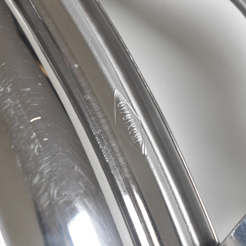 Vintage Stainless Steel Serving Tray