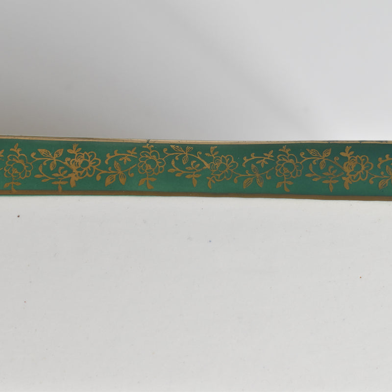 Vintage Box Digoin & Sarreguemines White & Green