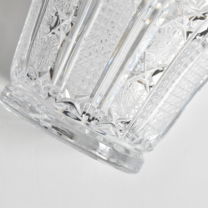 ヴィンテージクリスタルガラス シュガーポット ボヘミアン