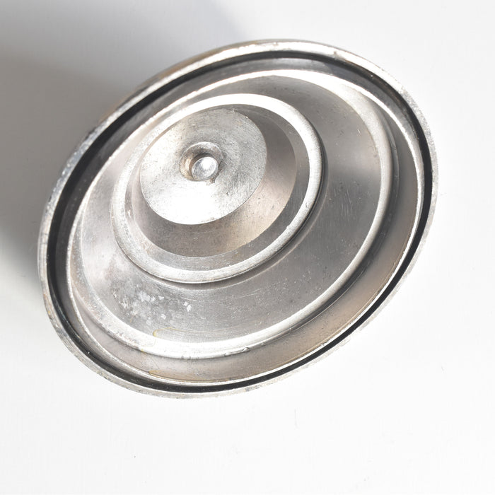 ヴィンテージクリスタルガラス＆金属 シュガーポット