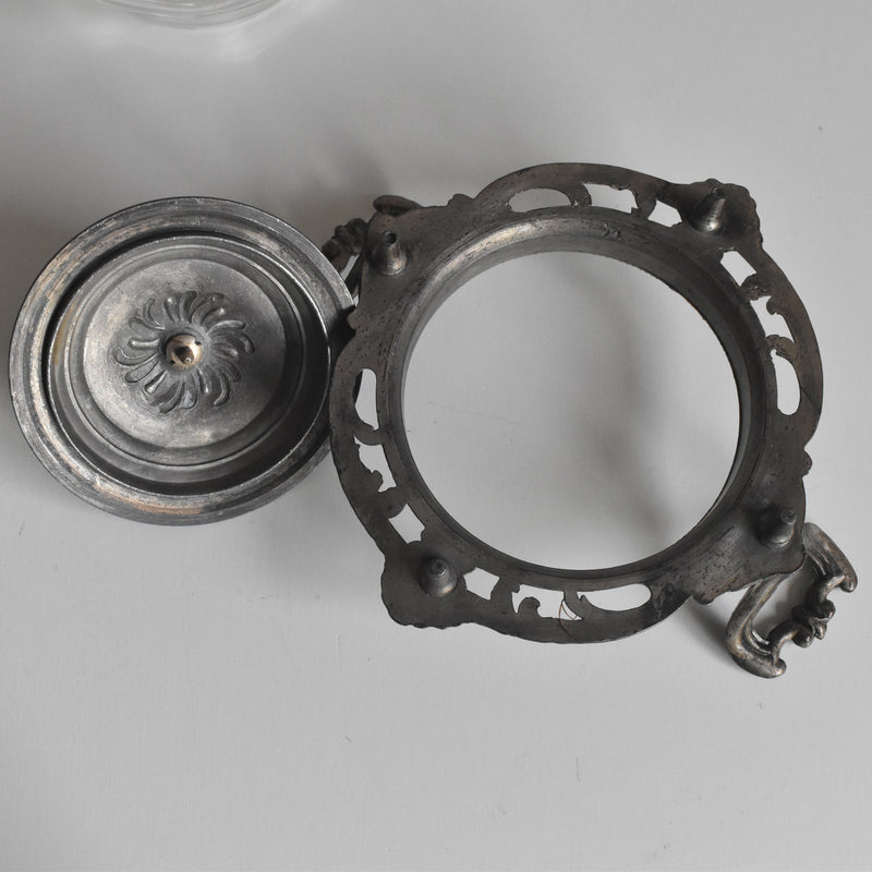 ヴィンテージ ガラス＆金属 ボックス