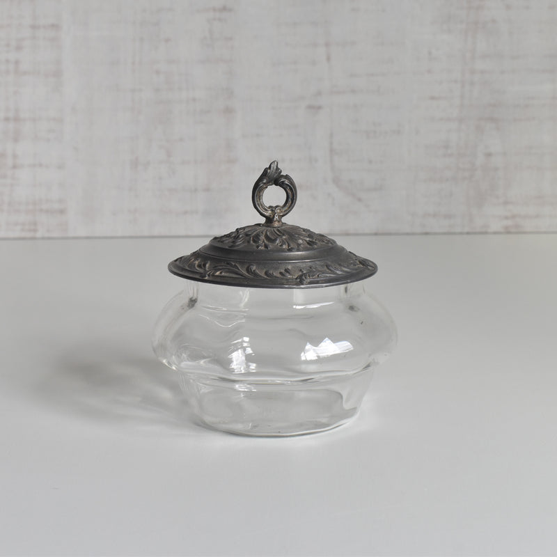 ヴィンテージ ガラス＆金属 ボックス