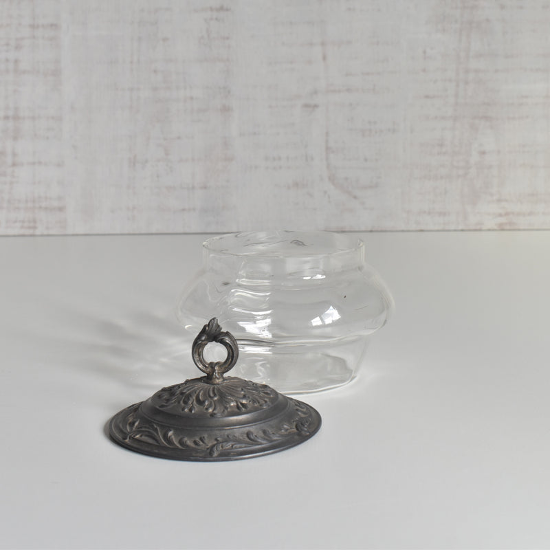 ヴィンテージ ガラス＆金属 ボックス