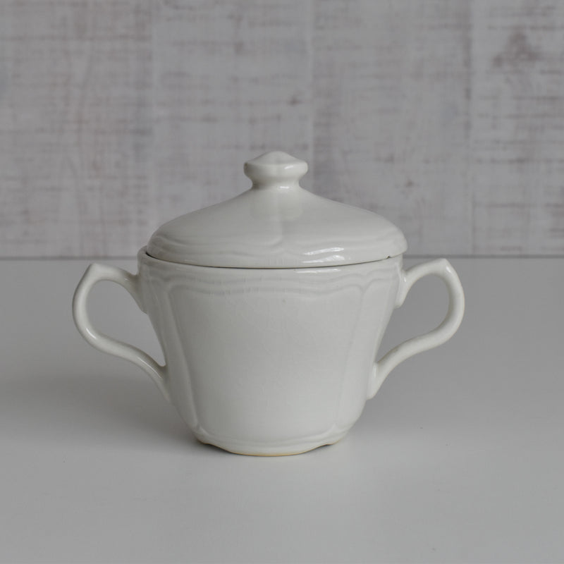ヴィンテージシュガーポット ホワイト