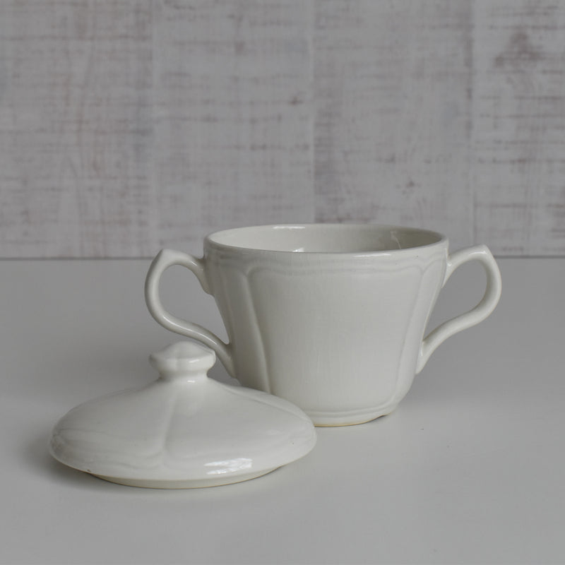 ヴィンテージシュガーポット ホワイト