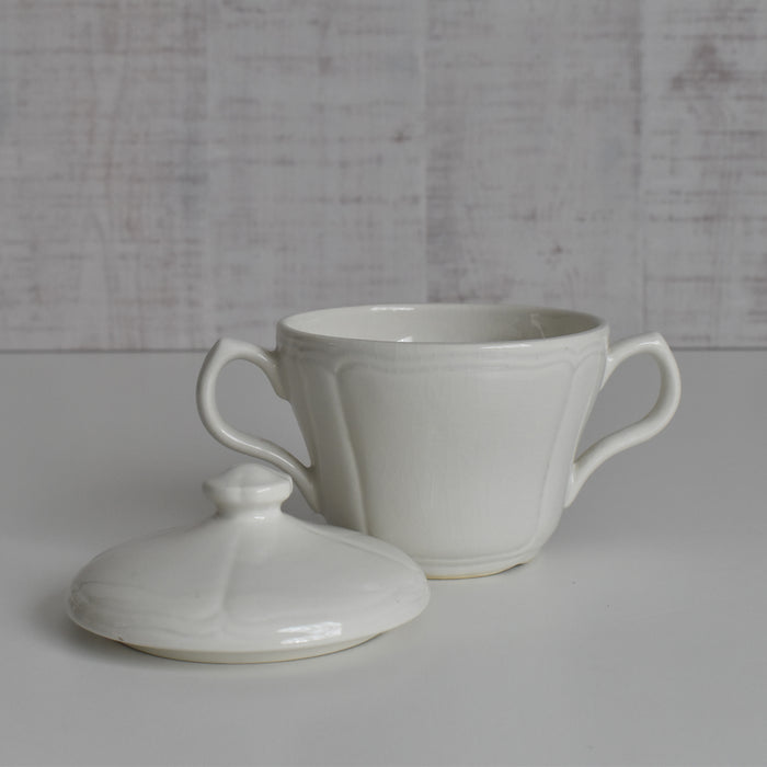 ヴィンテージシュガーポット ホワイト