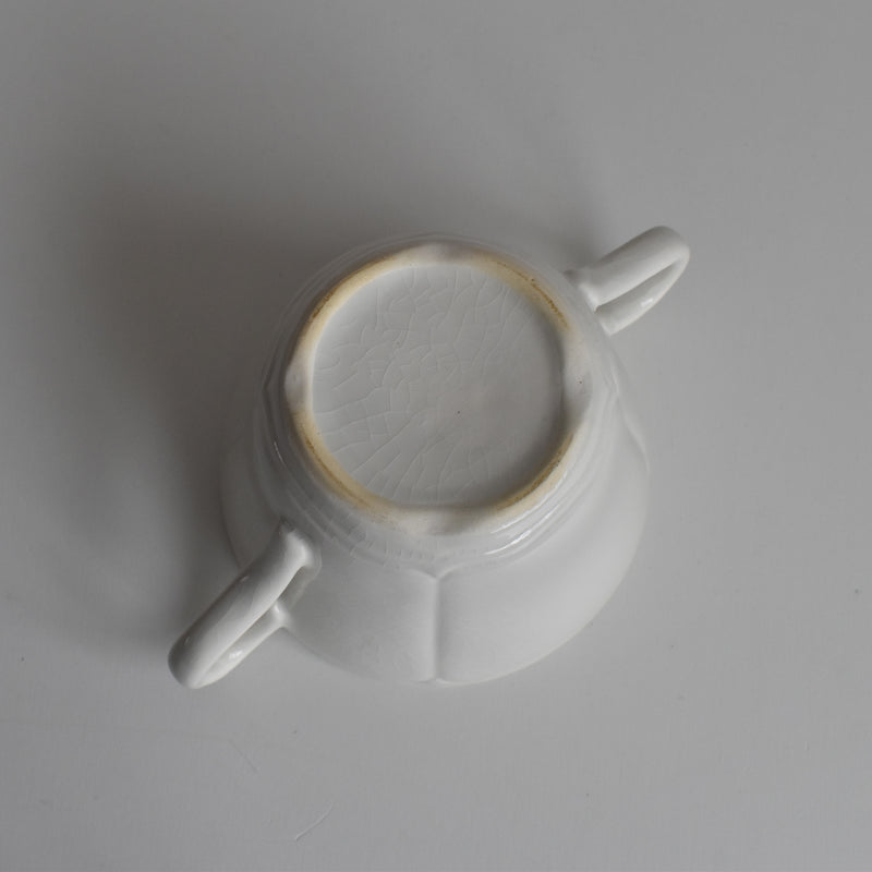 ヴィンテージシュガーポット ホワイト