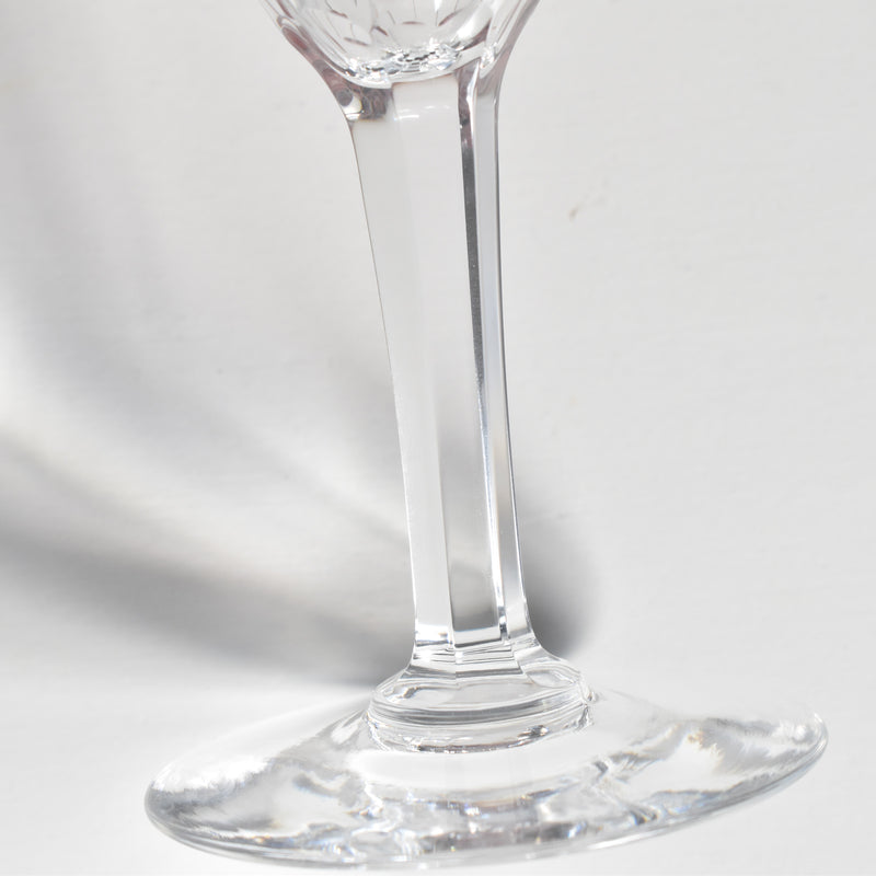 Vintage Crystal Glass Wine Glass Val Saint Lambert NESTOR HAMLET