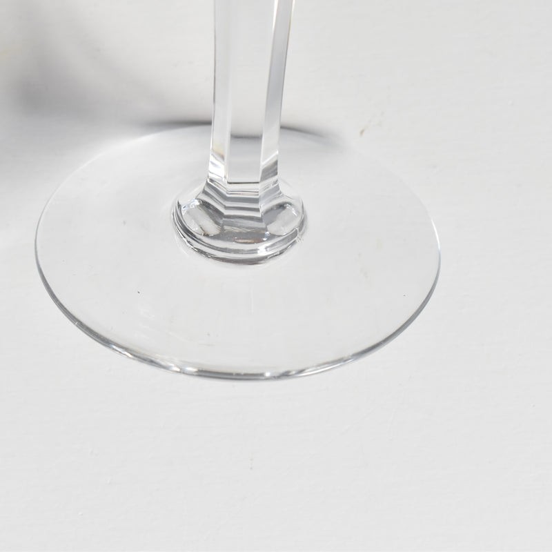 Vintage Crystal Glass Wine Glass Val Saint Lambert NESTOR HAMLET