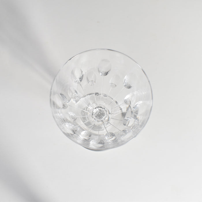 ヴィンテージクリスタルガラス　ワイングラス ヴァル・サン・ランベール NESTOR HAMLET (ネストールハムレット）