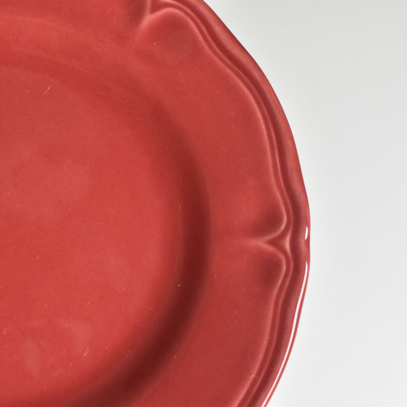 Vintage Dessert Plate, Verrerie Rouge, A