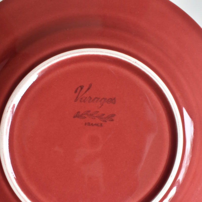 Vintage Dessert Plate, Verrerie Rouge, A