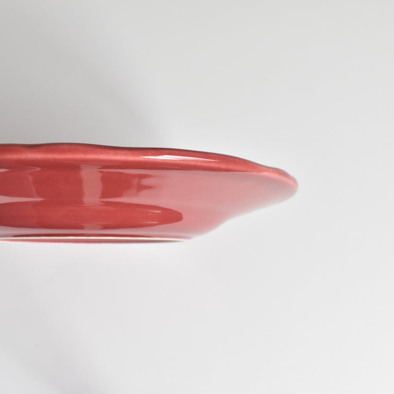 Vintage Dessert Plate, Verrerie Rouge, A
