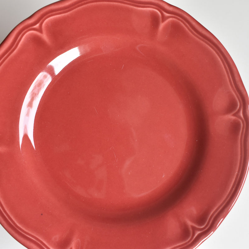 Vintage Dessert Plate, Verrerie Rouge, A