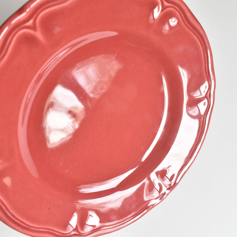 Vintage Dessert Plate, Verrerie Rouge, A