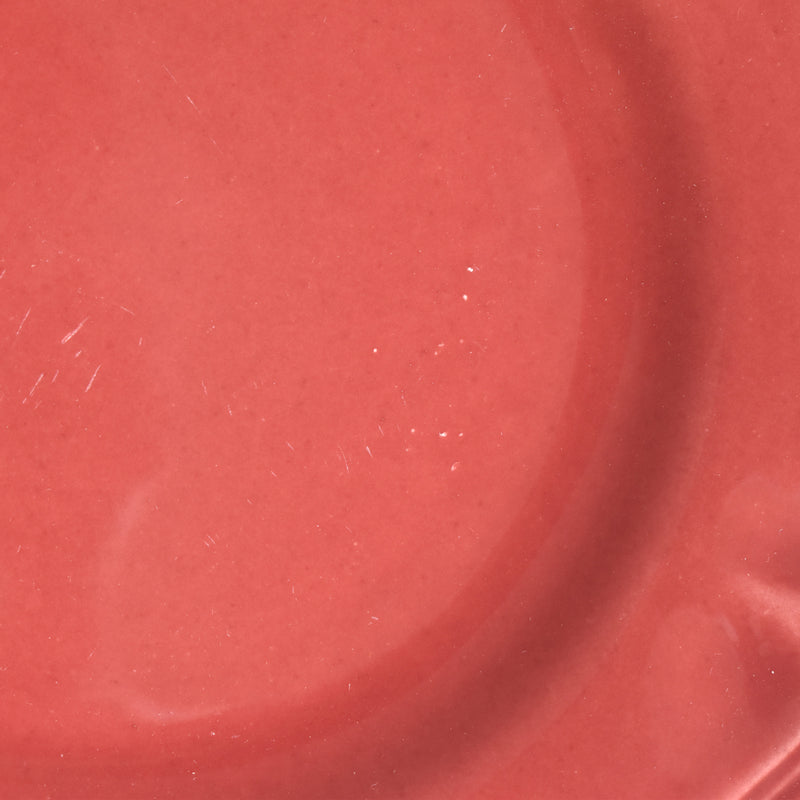 Vintage Dessert Plate, Varages, Red B