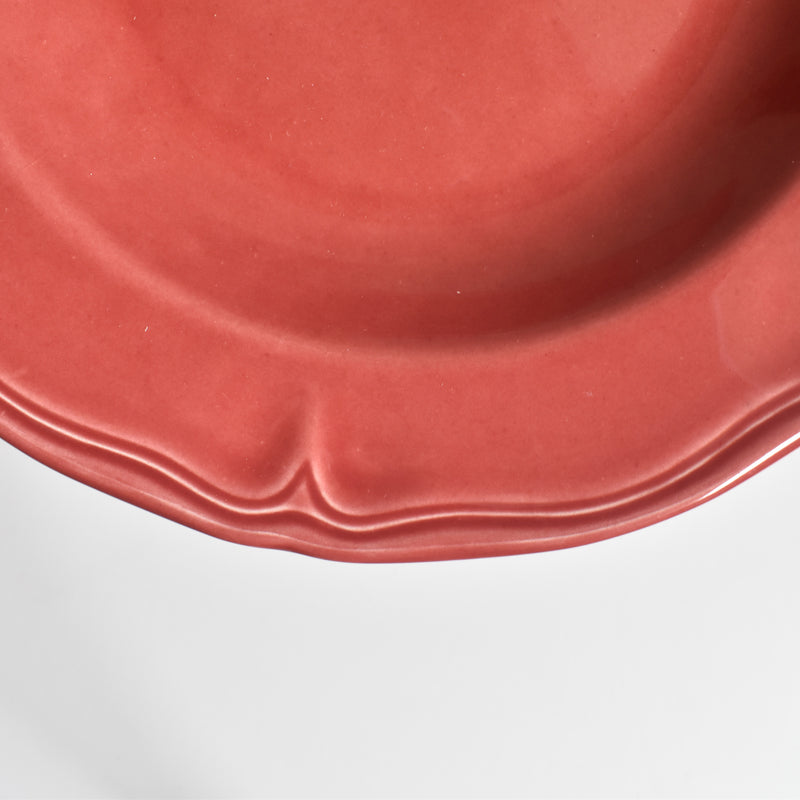 Vintage Deep Plate Varages Red C