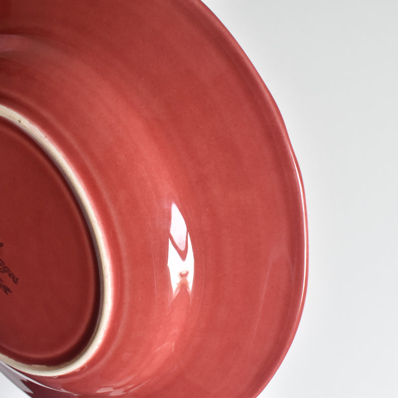 Vintage Deep Plate Varages Red C