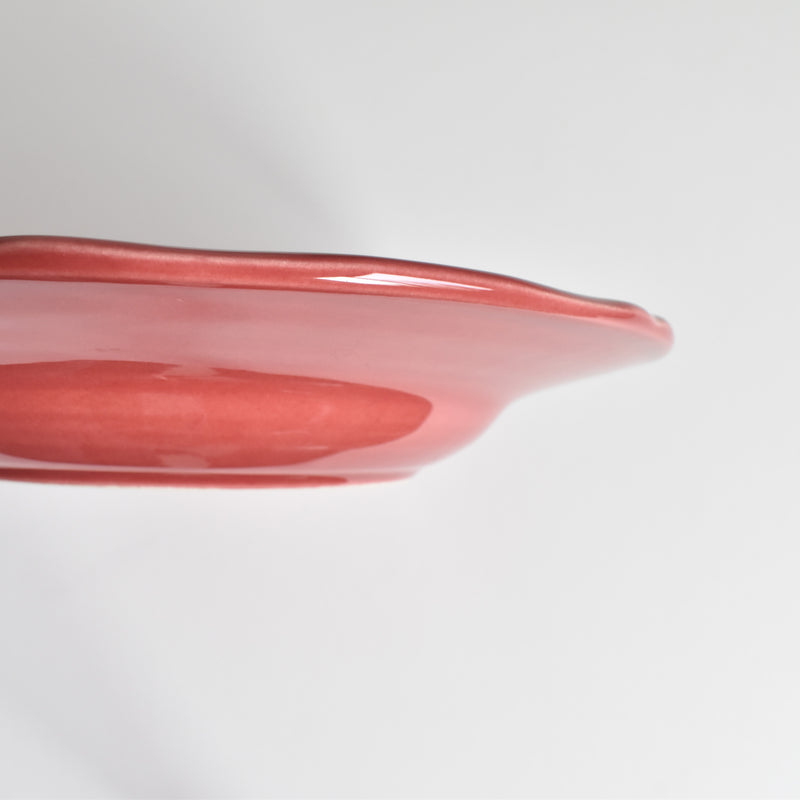 Vintage Deep Plate Varages Red C