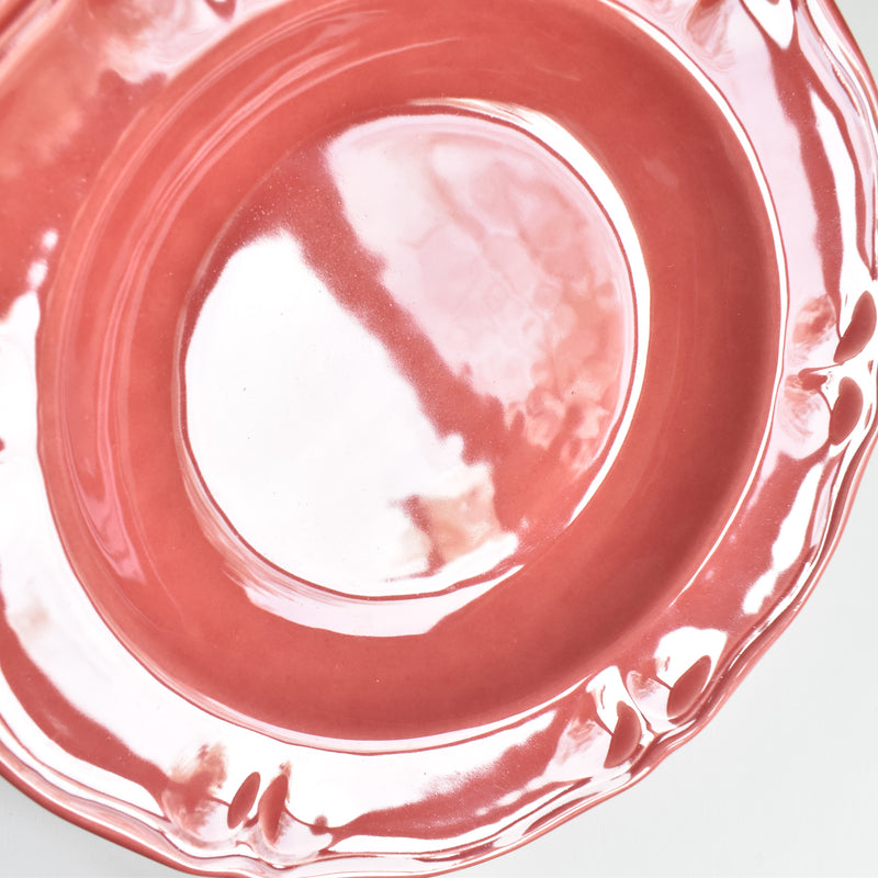 Vintage Deep Plate Varages Red C