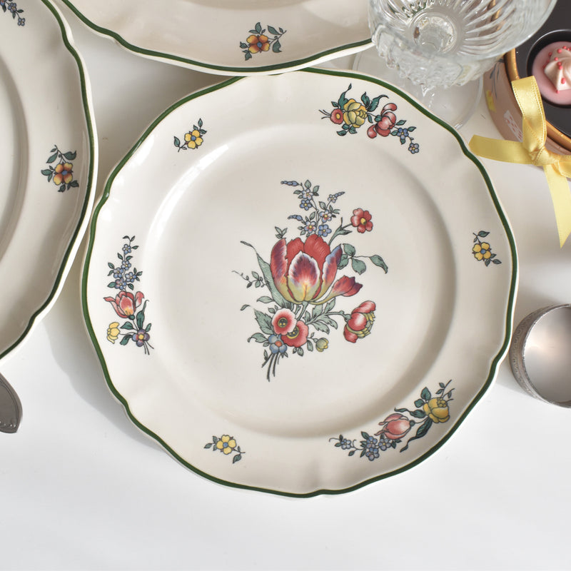 ヴィンテージデザートプレート ビレロイ＆ボッホ Alt Strassburg（アルト・ストラスブール） A