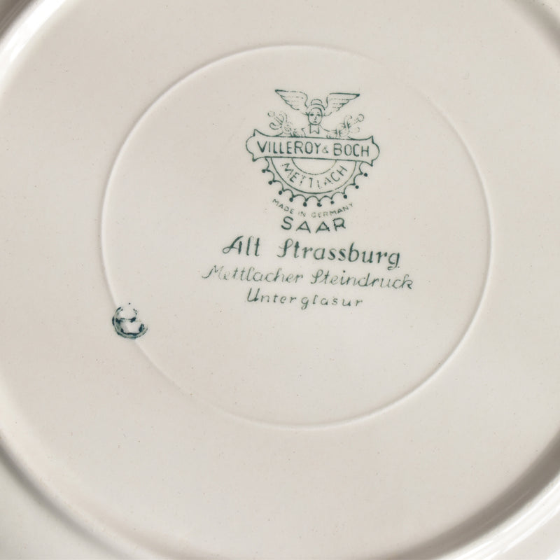 ヴィンテージデザートプレート ビレロイ＆ボッホ Alt Strassburg（アルト・ストラスブール） A