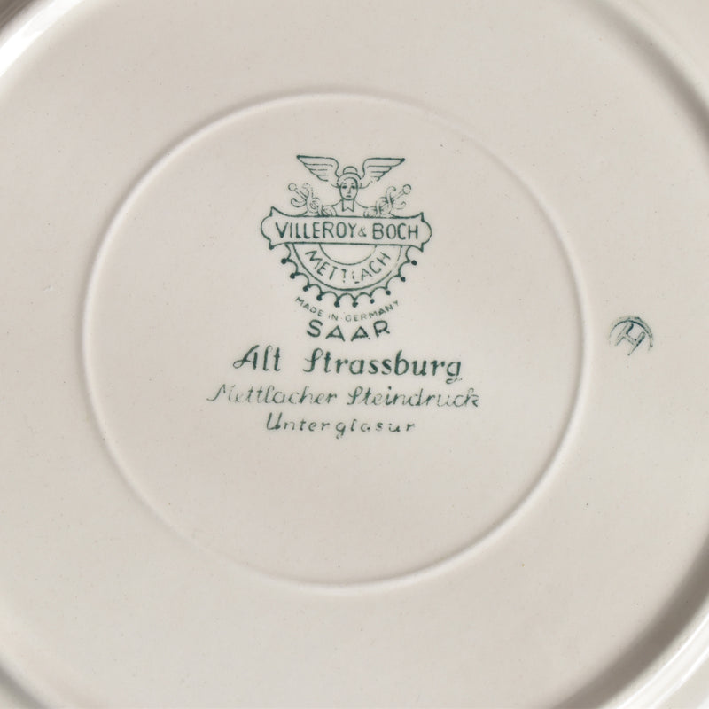 ヴィンテージデザートプレート ビレロイ＆ボッホ Alt Strassburg（アルト・ストラスブール） B