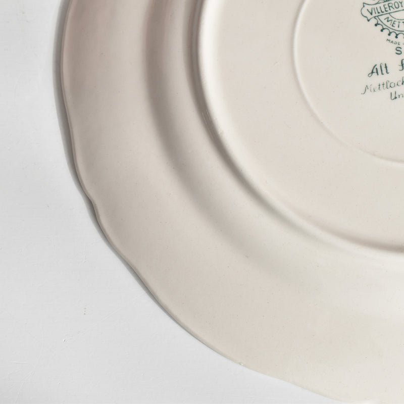 ヴィンテージデザートプレート ビレロイ＆ボッホ Alt Strassburg（アルト・ストラスブール） B