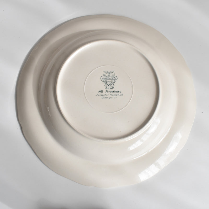 ヴィンテージ深皿 ビレロイ＆ボッホ Alt Strassburg（アルト・ストラスブール） B