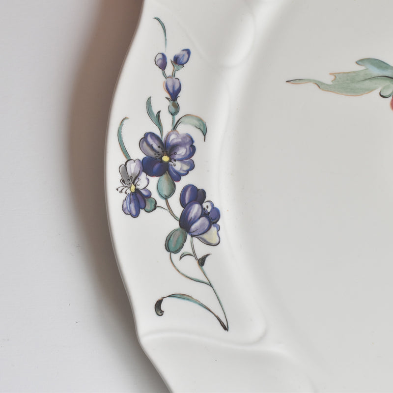 Vintage Large Plate Villeroy & Boch Bouquet