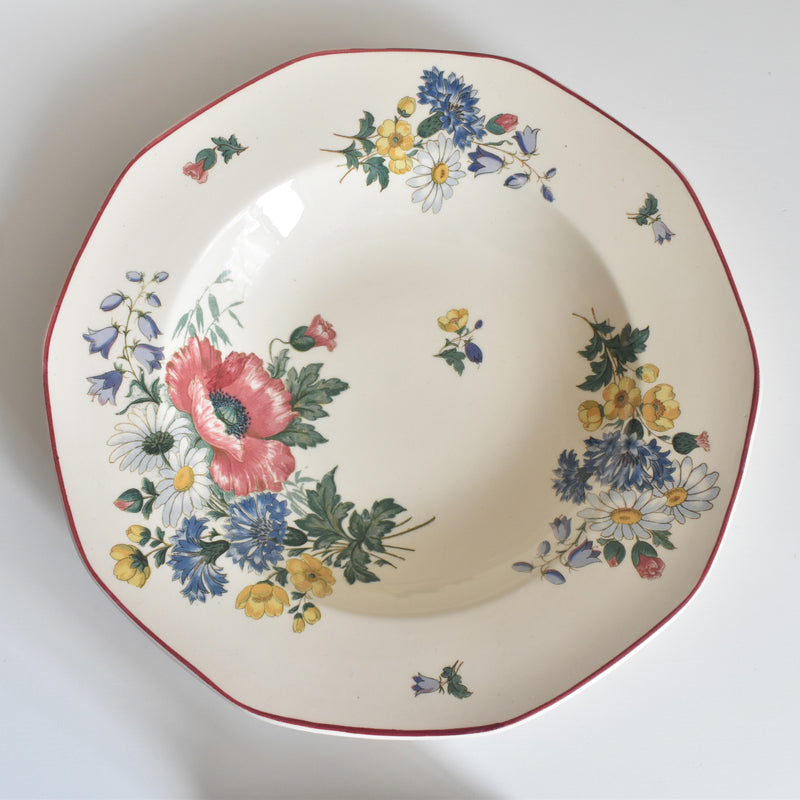 Vintage Deep Plate - Villeroy & Boch "Fleurs des champs" A