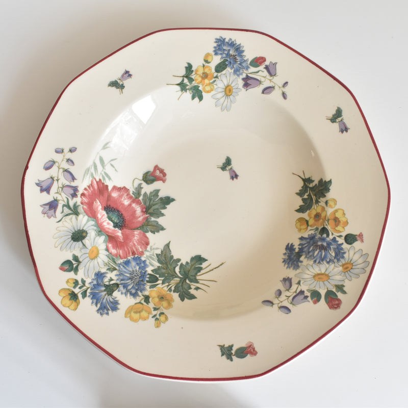 ヴィンテージ深皿　ビレロイボッホ Fleurs des champs（フルール・デ・シャン） B
