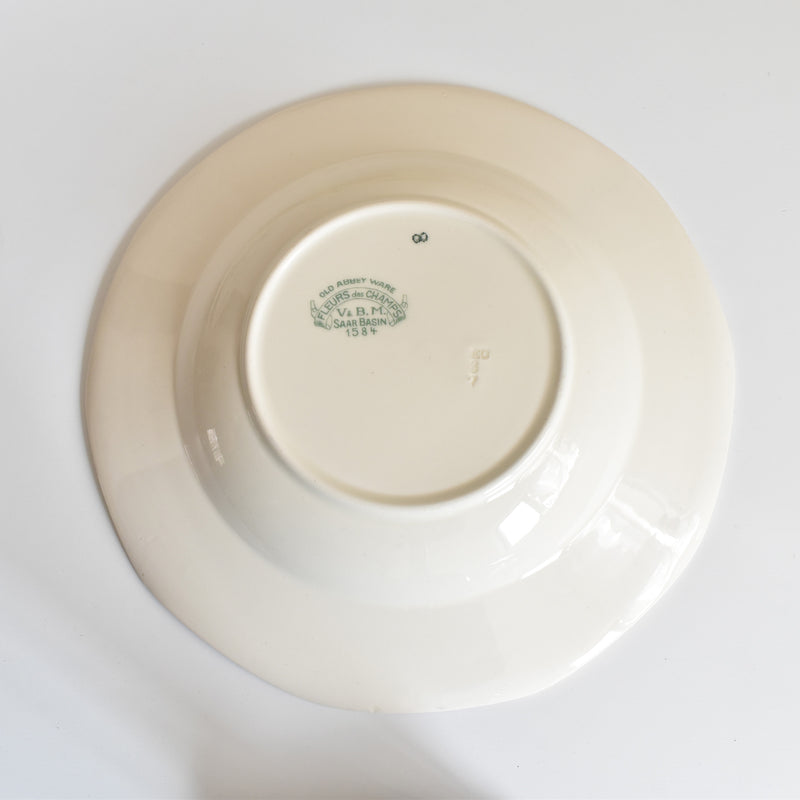 Vintage Deep Plate - Villeroy & Boch Fleurs des champs B