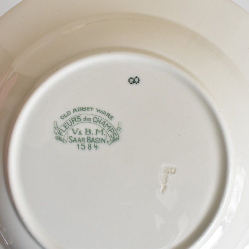 Vintage Deep Plate - Villeroy & Boch Fleurs des champs B