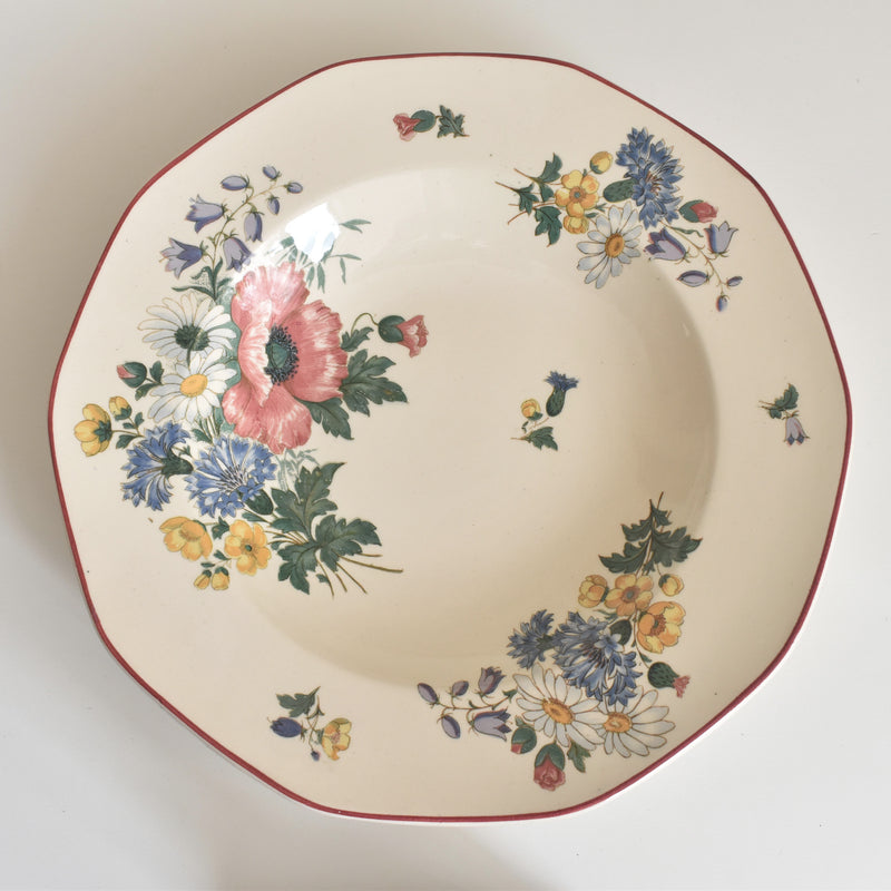 ヴィンテージ深皿　ビレロイボッホ Fleurs des champs（フルール・デ・シャン）C