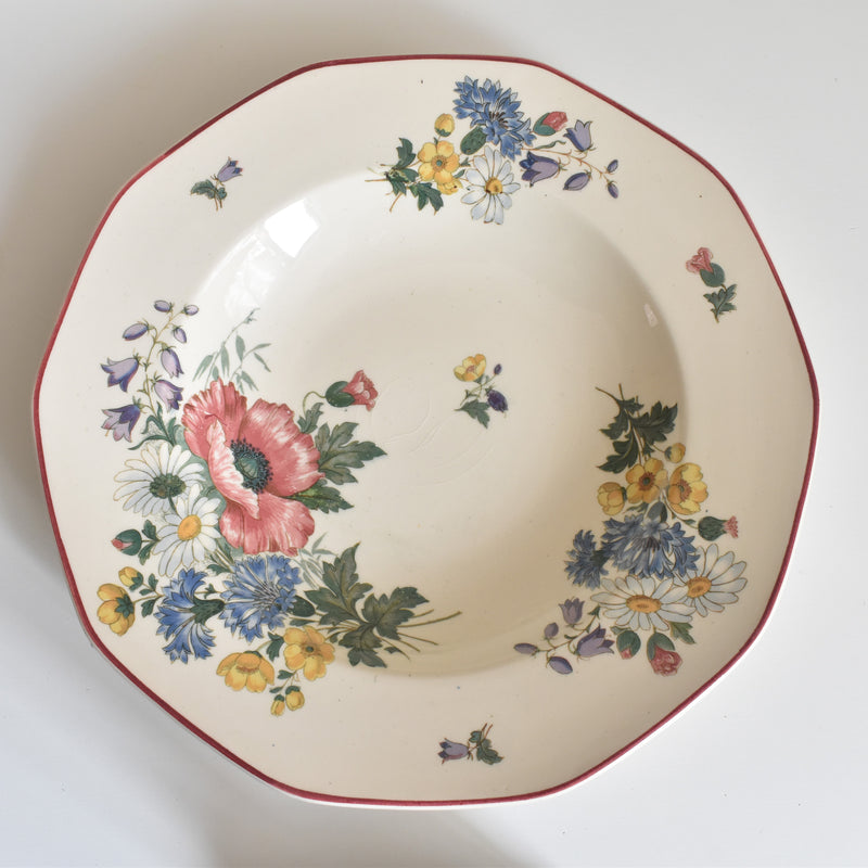 Vintage deep dish, Villeroy & Boch Fleurs des champs D