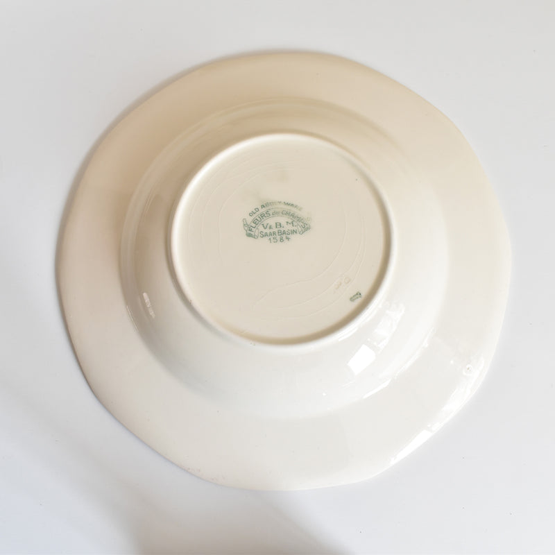 Vintage deep dish, Villeroy & Boch Fleurs des champs D