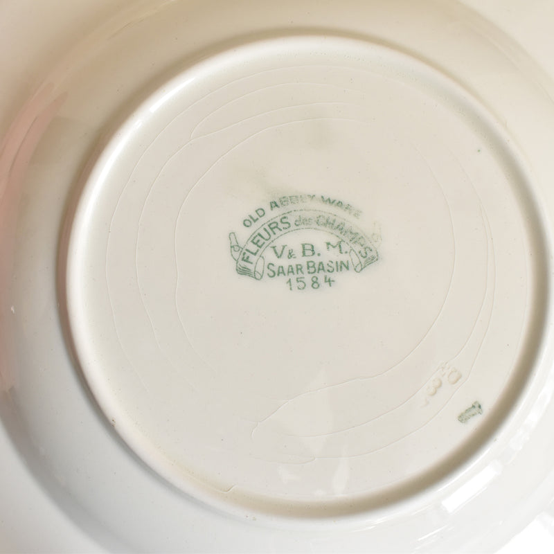 Vintage deep dish, Villeroy & Boch Fleurs des champs D
