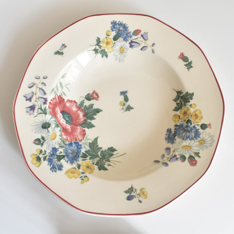 ヴィンテージ深皿　ビレロイボッホ Fleurs des champs（フルール・デ・シャン）E