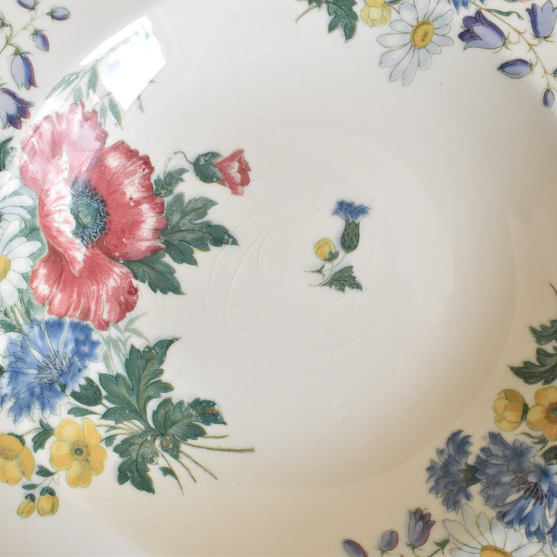 Vintage Deep Plate Villeroy & Boch Fleurs des champs E